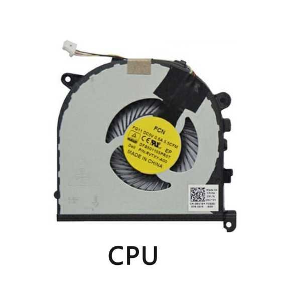 Dell XPS 15 9550 Precision 5510 Cooling Fan CPU GPU 5V 0.5A